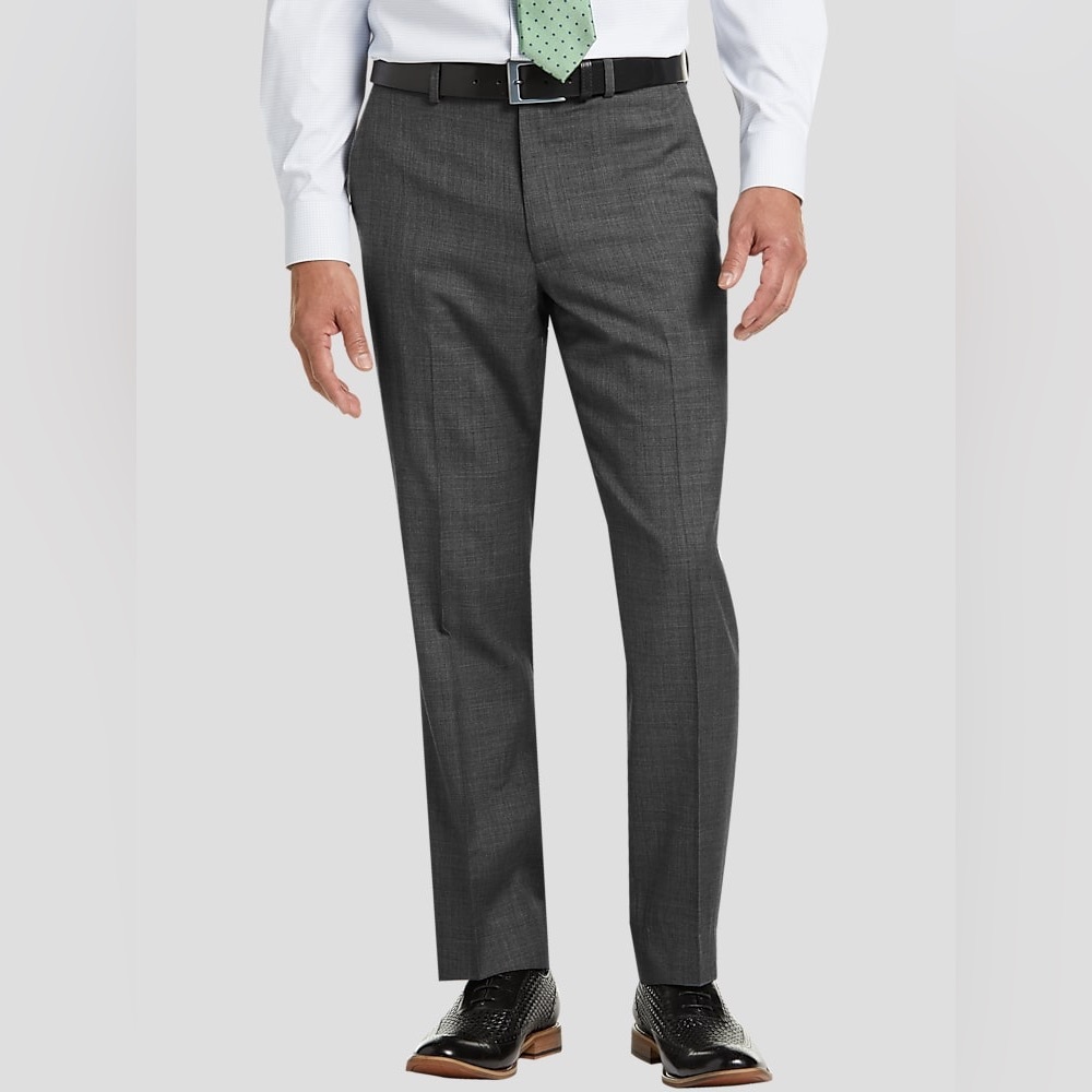 Lauren Ralph Lauren Gray Dress Pants Slim Fit